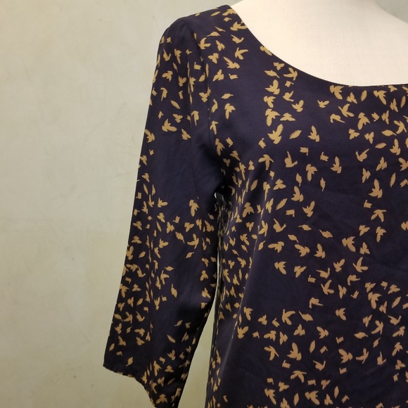 Everly Anthropologie bird dress (H9) - Picture 6 of 8